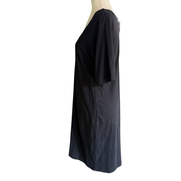 Pact Dress Black M S/S Pockets Organic Cotton Sustainable Ethical Minimalism - Picture 4 of 12